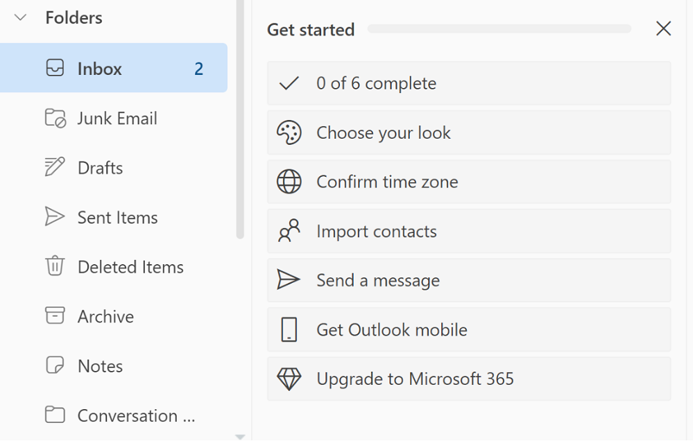Microsoft365 - guida introduttiva nell'applicazione web di Outlook
