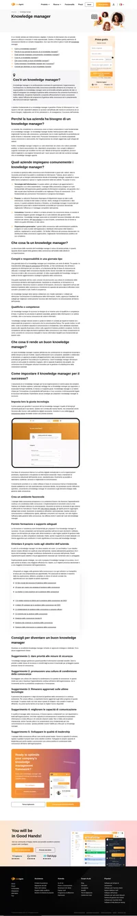 Entra nel mondo dei knowledge manager, impara a conoscere il loro ruolo nella gestione efficace della conoscenza e il loro impatto nei vari settori.