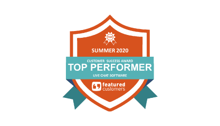 Top Performer nella categoria Live Chat