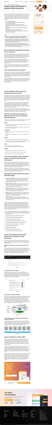 Scopri le differenze tra gestione delle informazioni e gestione delle conoscenze nella nostra guida completa.