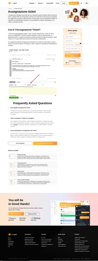 Quando un ticket viene creato, è privo di assegnatario. Una volta aperto, puoi assegnarlo a un dipartimento o a un agente. Puoi anche impostare criteri automatici.