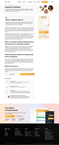 Un help desk è una parte molto importante del tuo servizio clienti. Il compito principale del supporto dell'help desk è risolvere e risolvere i problemi del cliente. Per saperne di più.
