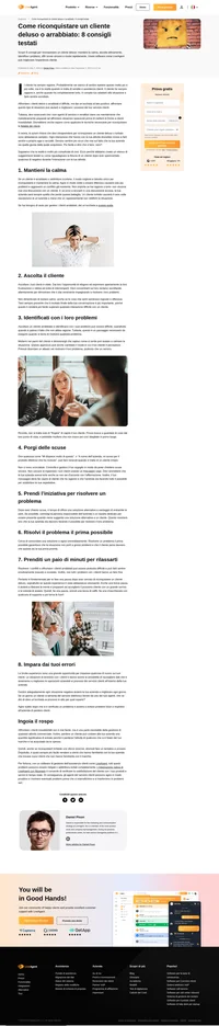 Sai come comportarti con il tuo cliente arrabbiato e deluso? Rendili felici. Leggi i nostri 8 suggerimenti nell'articolo e scopri di più.
