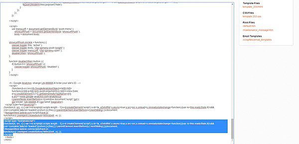 volusion-liveagent-integrazione Pulsante di live chat inserito nel body dell'e-shop Volusion