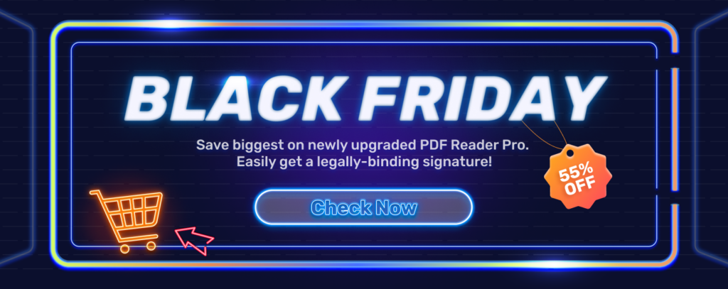 PDF Reader Pro Black Friday banner