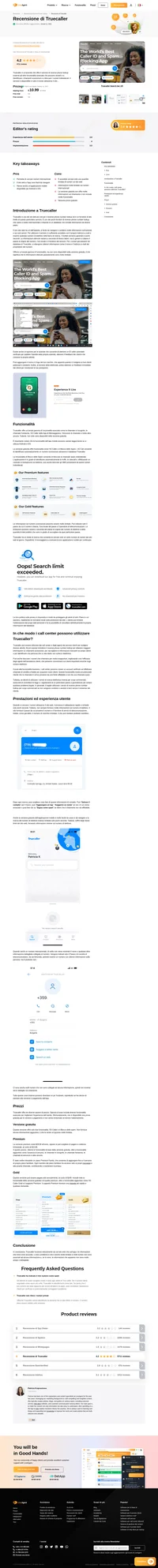 Vuoi saperne di più su Truecaller? Dai un'occhiata al nostro articolo per scoprire come funziona e come si è comportato nei nostri test.