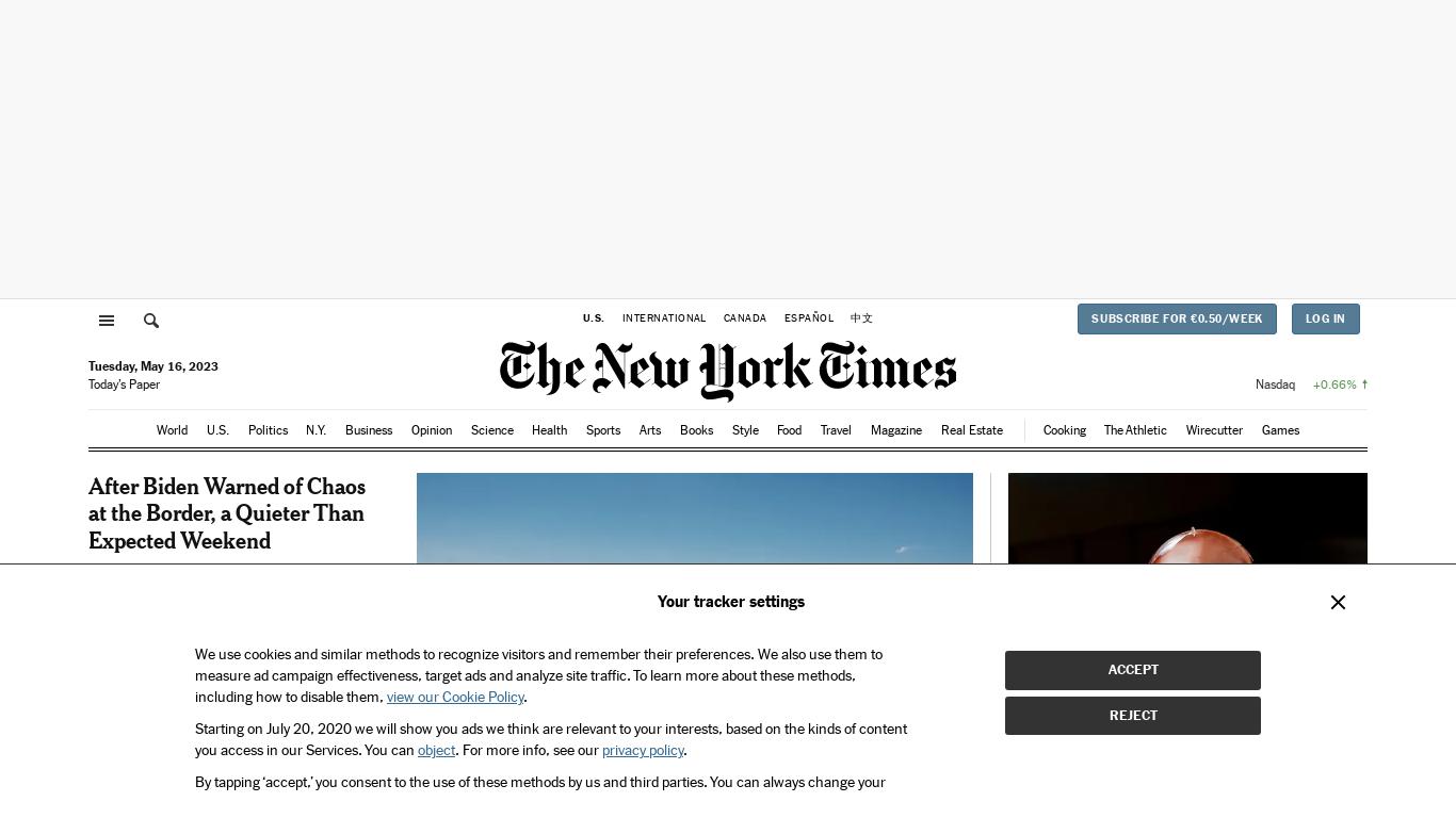 The New York Times covers a wide variety of news, including world events, politics, business, technology, science, sports, obituaries, arts, and more. Featured stories include Putin's handling of war, German citizenship, Italian floods, Kamala Harris's West Point speech, New York City's lifeguard shortage, and more. The publication also covers opinion pieces and guest essays on various topics. Additionally, the magazine explores culture, fashion, food, travel, and real estate.