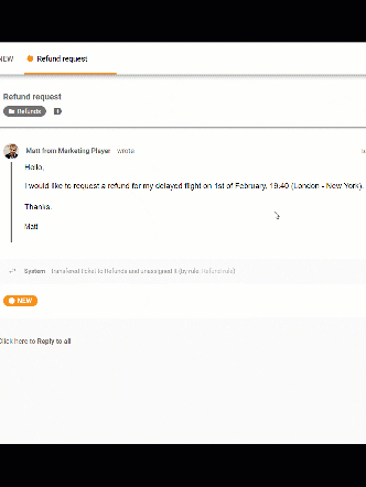 Crea un modello di lettera di rifiuto all'interno di LiveAgent 