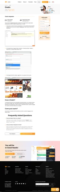 Posiziona un pulsante di live chat sui tuoi siti web Oxatis con l'integrazione Oxatis per LiveAgent e aumenta il livello di interazione con i tuoi clienti.