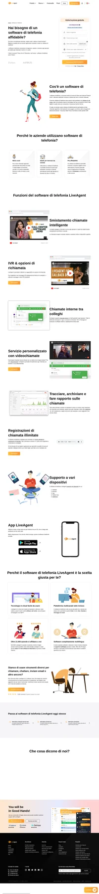 Esegui e ricevi chiamate tramite internet grazie al nostro software di telefonia avanzato. Fai chiamate regionali e internazionali al prezzo di una telefonata normale.