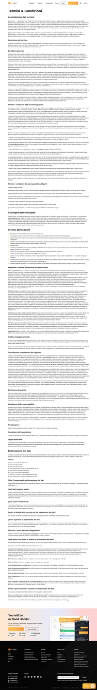 Accettando questi termini o accedendo o utilizzando il servizio o il sito, riconosci di aver letto, compreso e accettato di essere vincolato da questi termini.