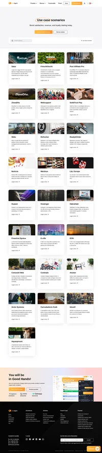 Scopri come il software di help desk LiveAgent ha trasformato aziende di vari settori migliorando la soddisfazione dei clienti, la fidelizzazione e i ricavi. Esplora storie di successo di marchi come SATUR, FrëschKëscht, Huawei e molti altri. Inizia oggi la tua prova gratuita di 14 giorni senza bisogno di carta di credito!