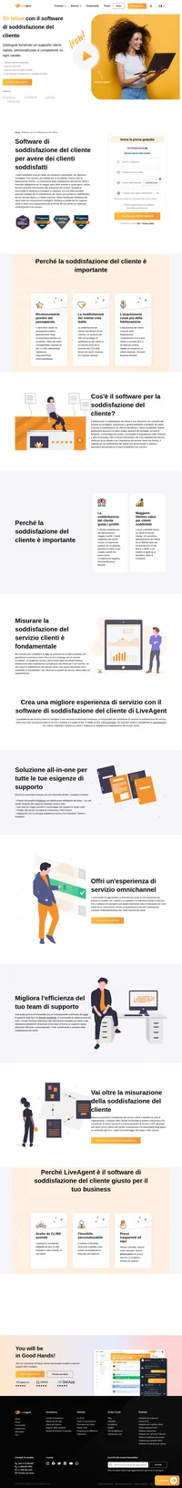 Aumenta la soddisfazione dei tuoi clienti con LiveAgent e il suo strumento integrato di misurazione della soddisfazione dei clienti Nicereply.