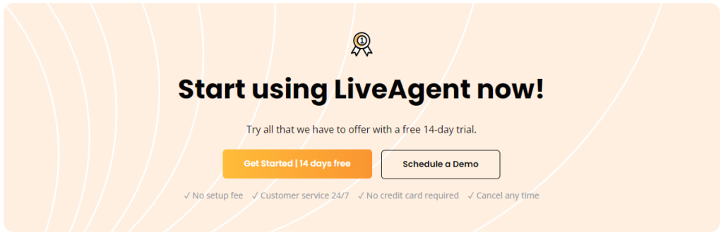 Inizia a utilizzare l'elemento di Call To Action di LiveAgent