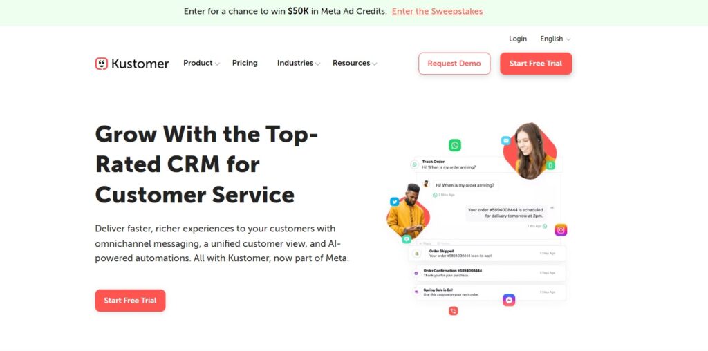 Front software homepage, another viable Freshdesk alternative