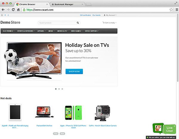 integrazione di cs-cart LiveAgent