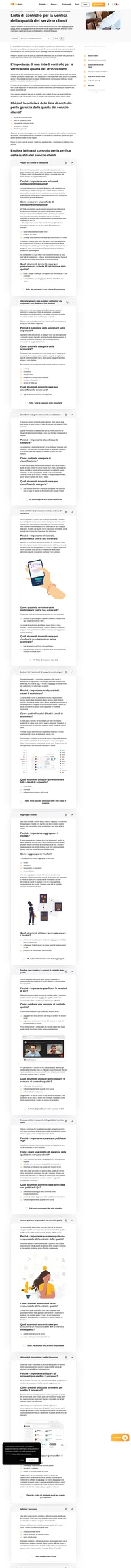 Vuoi mantenere la qualità del tuo servizio clienti ai massimi livelli? La nostra lista di controllo per il controllo della qualità del servizio clienti può aiutarti!