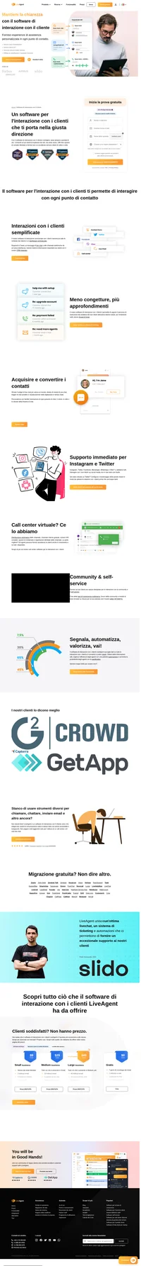 Vai avanti con il software di interazione con il cliente oggi. Rimani aggiornato su tutte le richieste dei clienti e migliora l'esperienza del cliente su tutti i canali.