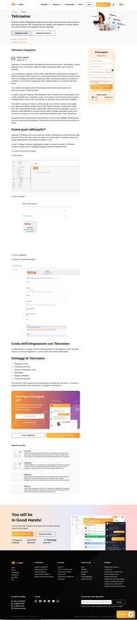 Migliora le tue prestazioni operative integrando perfettamente Telcowise con LiveAgent. Semplificate i flussi di lavoro per l'interazione con i clienti e tracciate senza sforzo le chiamate, migliorando l'eccellenza del servizio e aumentando la produttività.